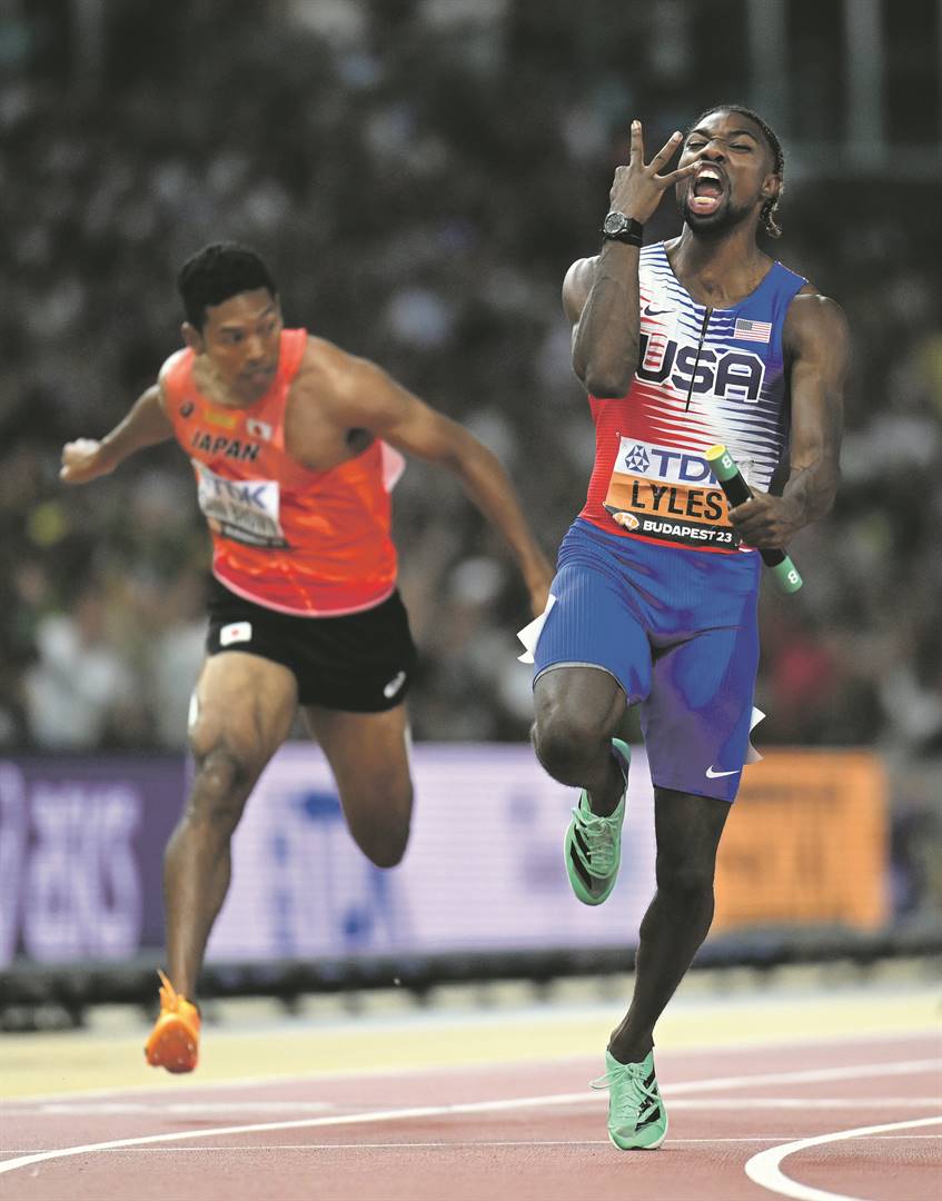 Sprinter Noah Lyles of the US is emerging as athletics’ next big thing. Photo: Shaun Botterill / Getty Images