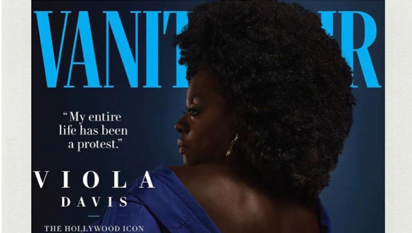 Viola Davis is the cover star for Vanity Fair's July/August issue. Photo: dario.studio/Instagram