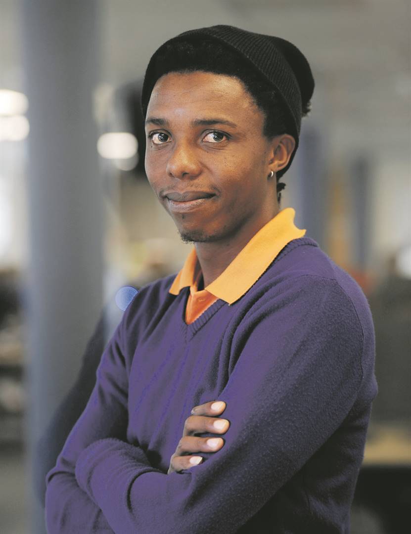 INNOVATIVE HUSTLER Nhlanhla Ndlovu, the founder of HustleNomics. Picture: Tebogo Letsie