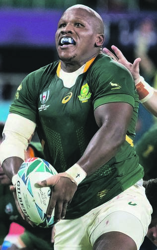Bongi Mbonambi has been a livewire for the Springboks in Japan. Picture: Wessel Oosthuizen / Gallo Images