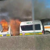 Taxi drivers vs cops: Cape Town burns!