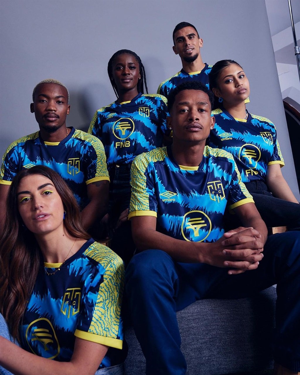 Cape Town City's new Umbro home jersey for the upc