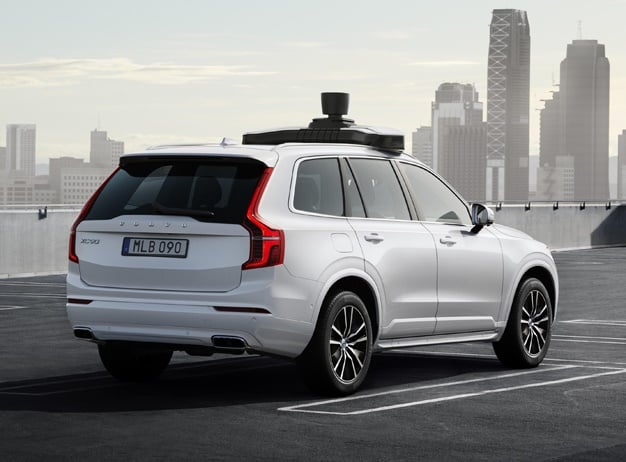 Volvo Cars and Uber present production vehicle rea