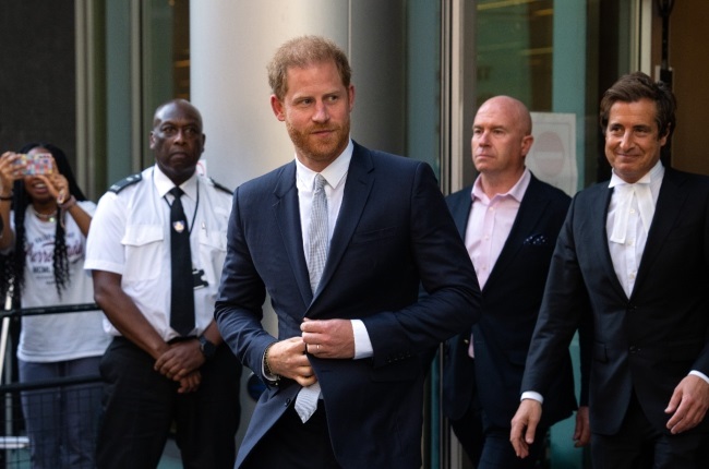 Harry emerged a loser in a London court recently with the judge throwing out his phone-hacking claims. (PHOTO: Getty Images/Gallo Images)