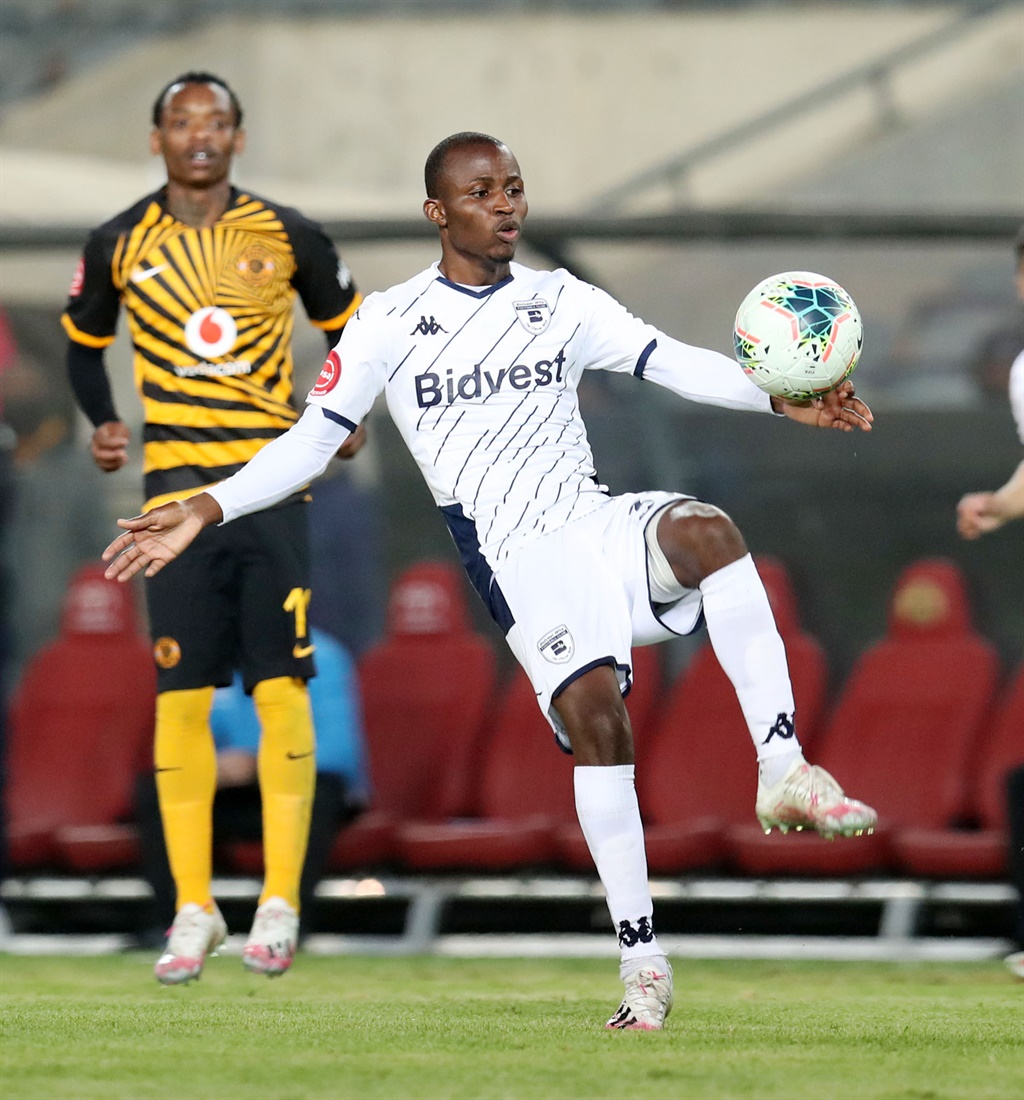 Terrence Dzvukamanja of Bidvest Wits during the Absa Premiership 2019/20 match between Kaizer Chiefs and Bidvest Wits at the Orlando Stadium, Soweto on the 12 August 2020 Â©Muzi Ntombela/BackpagePix