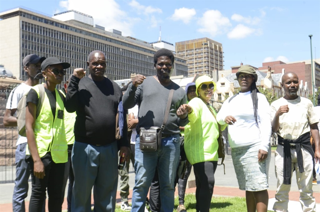The SA Citizens members marched to the Department of Home Affairs to submit signatures in favour of the White Paper on Citizenship, Migration and Refugee Protection. Photos by Raymond