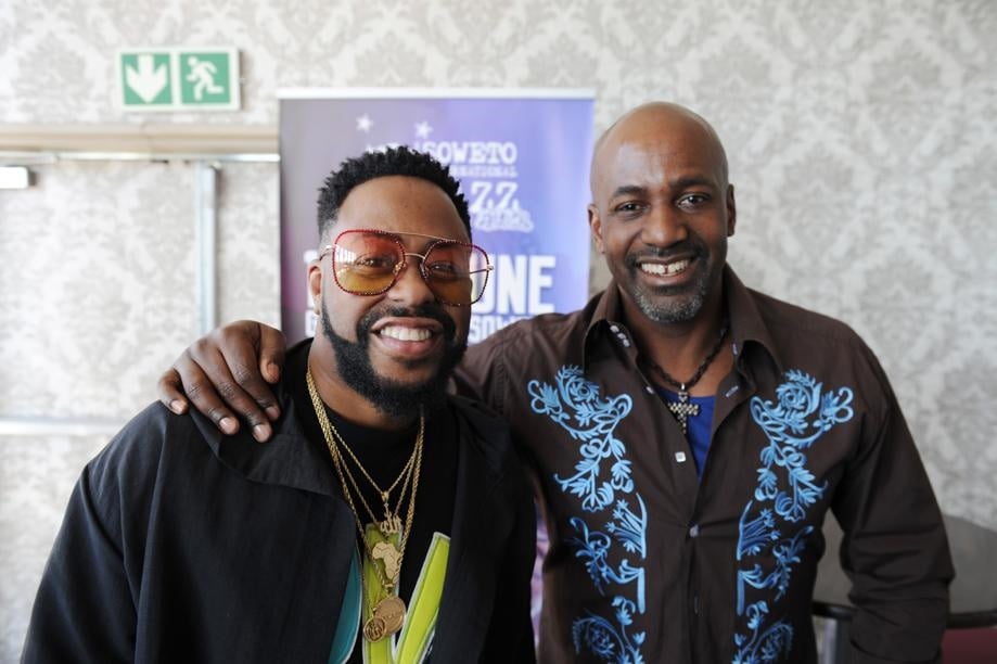 Raheem DeVaughn and Gordon Chambers are looking forward to their performance this weekend. Picture: Leon Sadiki 