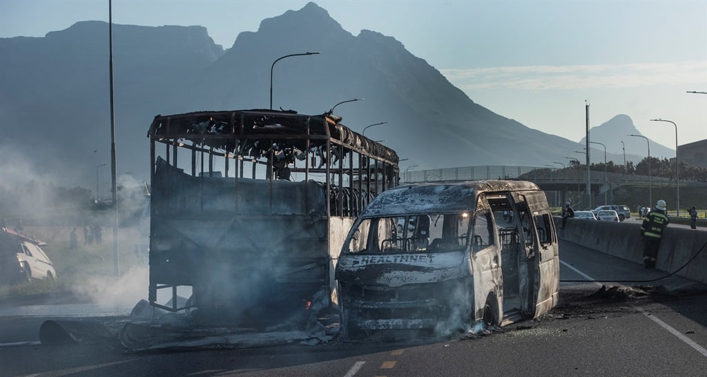 CAPE TOWN, SOUTH AFRICA - AUGUST 03: A burnt out b