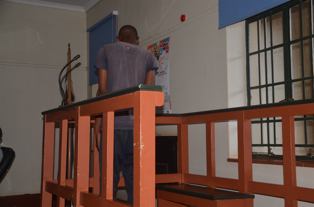A 27-year-old man in the court dock for allegedly killing his little cousin. Photo by Oris Mnisi 