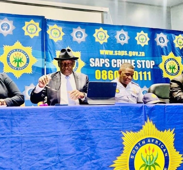 Minister Bheki Cele giving an update on behalf of the Inter-Ministerial Committee on political killings in KZN. 