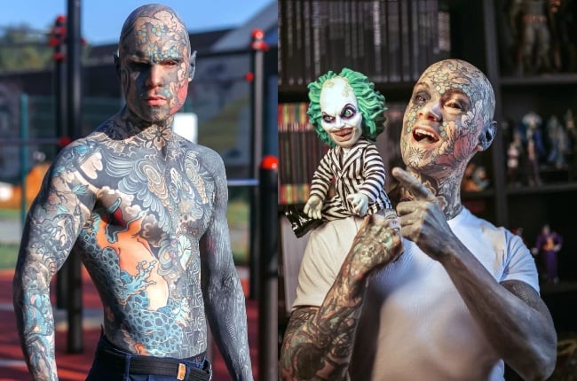 Sylvain Hélaine says his tattoos are his second skin. (PHOTO: Instagram/@freakyhoody) 