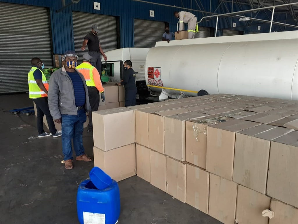 Illicit cigarettes worth nearly R7 million were found hidden in a petrol tanker on Monday. 