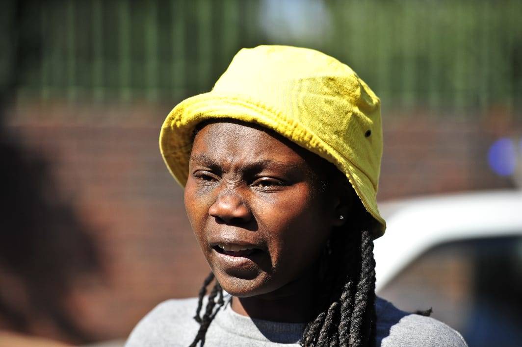 Thembeni Manana, a committee member of the Alex shutdown movement told City Press that politician had used Alexandra and its struggles for their political games. Picture: Rosetta Msimango/City Press 