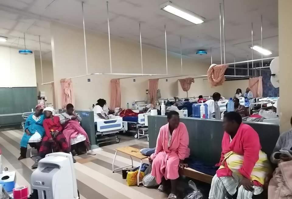 The overcrowded maternity ward at Tembisa Hospital. Picture: Facebook
