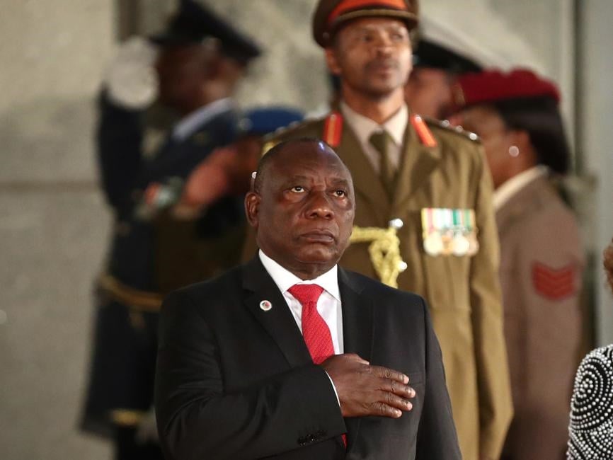 President Cyril Ramaphosa arrives to deliver his state of the nation address at parliament in Cape Town on June 20 2019. Picture:Sumaya Hisham/Reuters