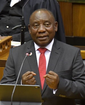 President Cyril Ramaphosa delivers his State of the Nation address on June 20, 2019, in Cape Town. (Jeffrey Abrahams/GALLO)