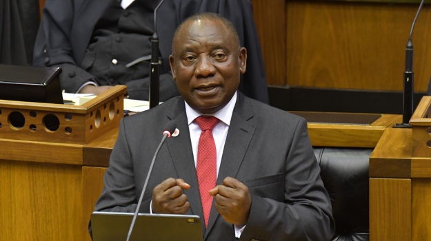 President Cyril Ramaphosa delivers his State of the Nation address on June 20, 2019, in Cape Town. (Jeffrey Abrahams/GALLO)