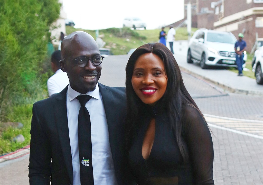 Malusi Gigaba and his wife Norma Gigaba attend the African National Congress gala dinner ahead of the party's 106th birthday celebrations on January 12, 2018 in East London. (Photo by Gallo Images / Sunday Times / Masi Losi)