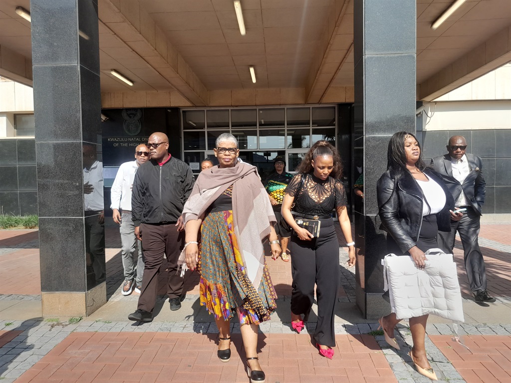 The former eThekwini municipality mayor, Zandile Gumede, at the Durban High Court for her corruption trial.  Photo by Mbali Dlungwana 
