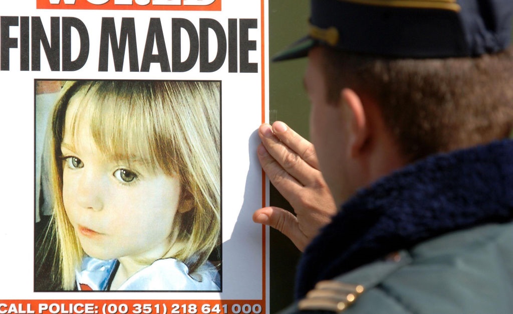 'n Foto van Maddie McCann in Portugal waar sy in 2007 weggeraak het. Foto: Gallo Images/Getty Images