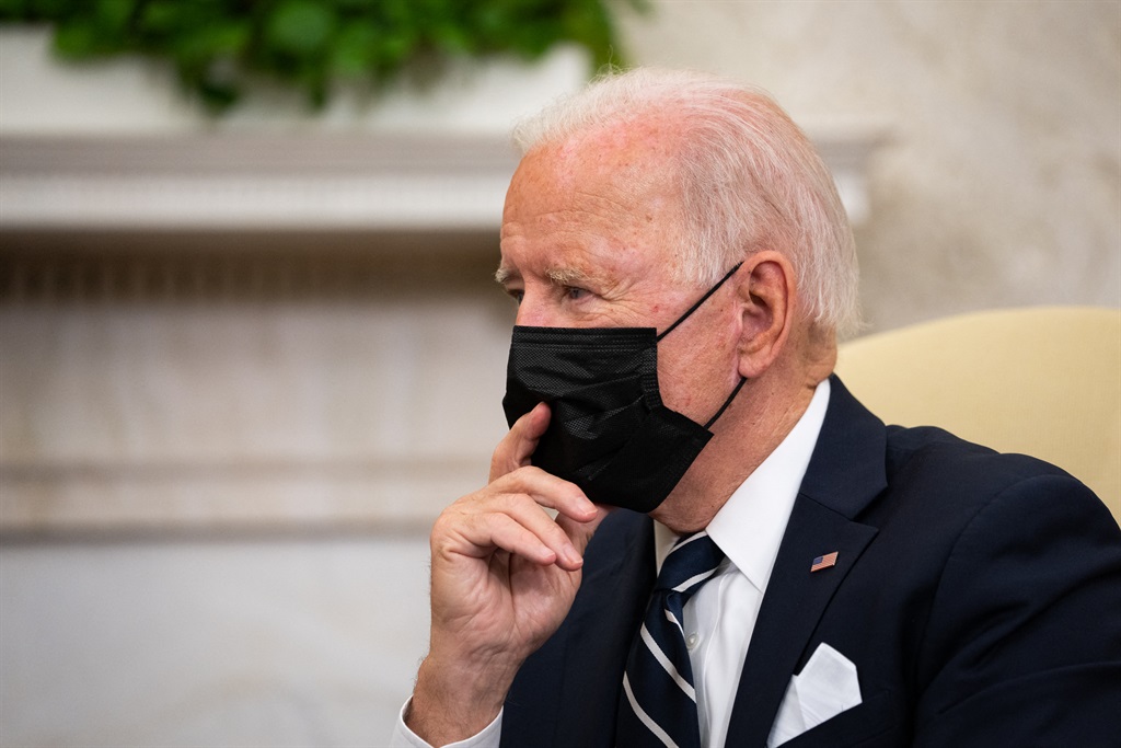 United States President Joe Biden at the White House oval office.