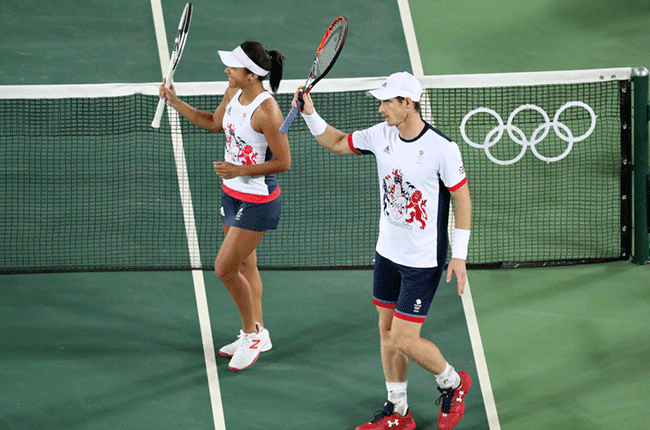 Andy Murray and Johanna Konta