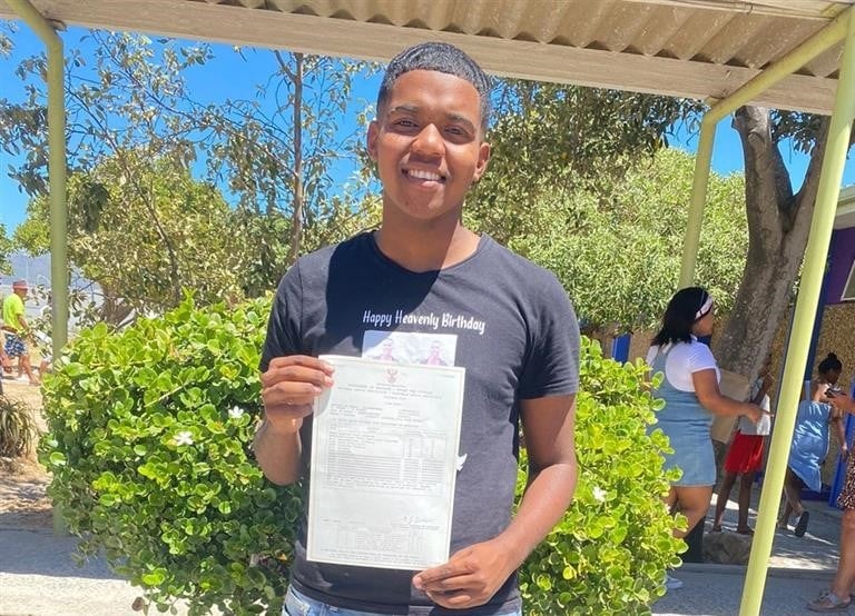Liam Rhode,18, achieved top results in his matric exams at Lavender Hill High.