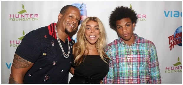 Kevin Hunter Snr, Wendy Williams and Kevin Hunter Jnr. (Photo: Getty Images/Gallo Images)