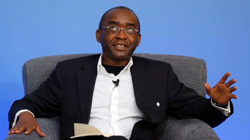 Strive Masiyiwa at a conference in 2016. (Photo by Frank Augstein - WPA Pool/Getty Images)