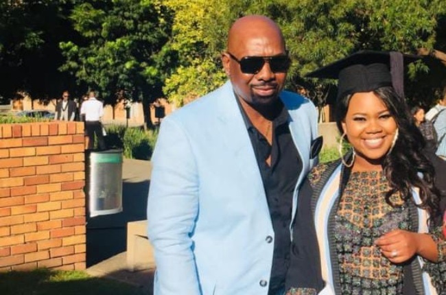 When Siyasanga Sishuba graduated in 2019, her stepfather and veteran actor Menzi Ngubane could not contain his joy. 