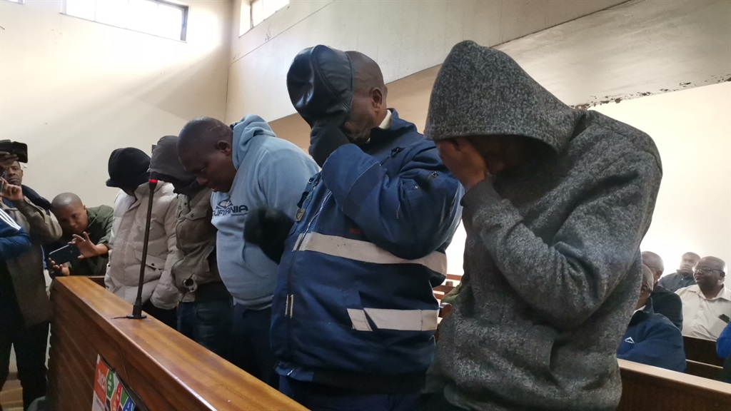 The case against the five men accused of torching trucks in Mpumalanga has been postponed again. Photo by Bulelwa Ginindza 