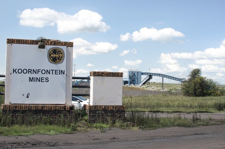 Koornfontein mine. Picture: Ciaran Ryan