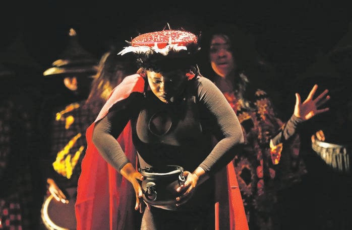 The musical and dance production uMthombo is on at the arts festival in Makhanda.                  Picture: Mark Wessles / National Arts Festival   