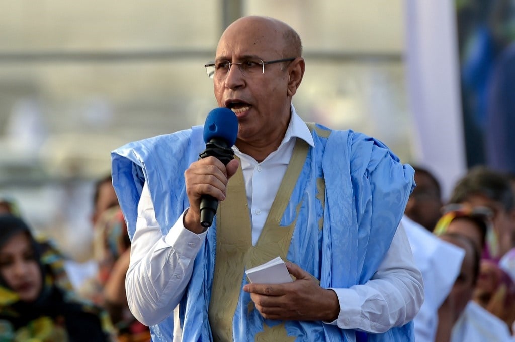 Former general Mohamed Ould Cheikh Mohamed Ahmed, also known as Ould Ghazouani, won the Mauritania presidential election with 52% of the vote. (Sia Kambou/AFP)