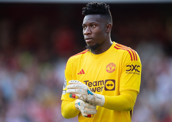 Andre Onana of Manchester United and Cameroon