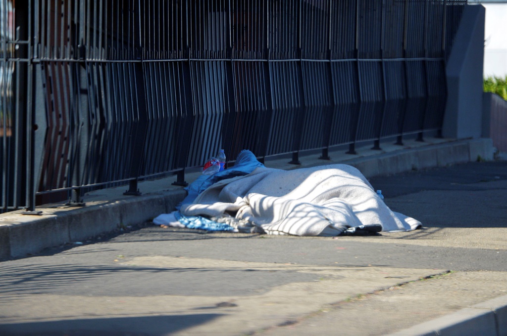 Homeless people sleeping in the streets can't take it anymore. Photo by Trevor Kunene
