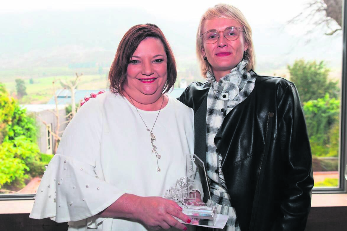 EP Media general manager Bettie Giliomee-Rossouw and Minette Ferreira, general manager of Community News and Lifestyle at Media24.