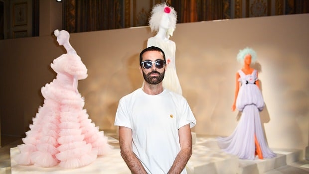 Giambattista Valli is seen  during the Giambattista Valli Haute Couture winter fashion show