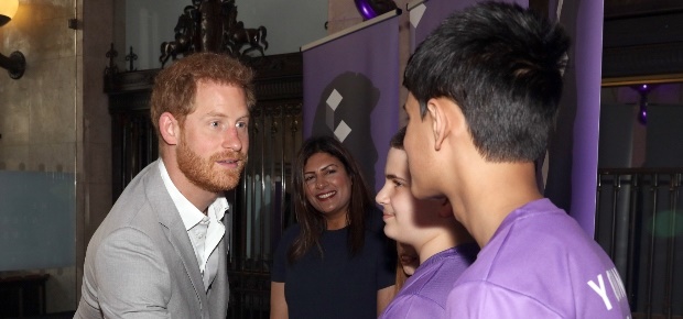Prince Harry at The Diana Award National Youth Mentoring Summit. (PHOTO: Getty/Gallo Images)