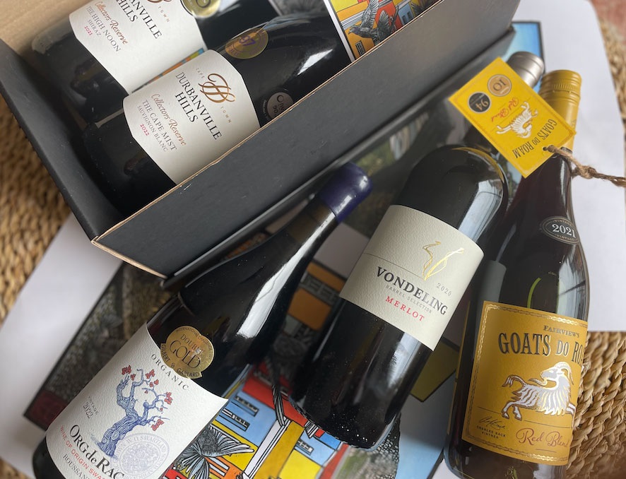 Our five wines unboxed. 