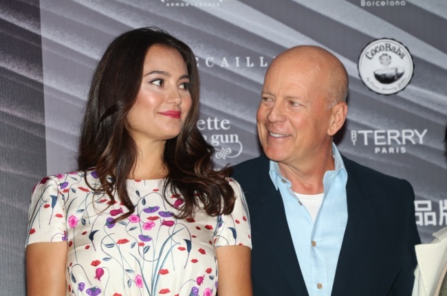 Emma Heming Willis says she's been struggling with husband Bruce Willis' disease but that she makes a conscious effort to put her best foot forward. (PHOTO: Getty Images/Gallo Images) 