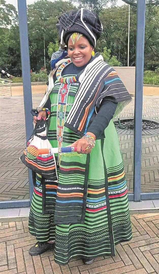 A photograph on Facebook shows Nomfusi Potelwa-Mpafa, a teacher and poet, who was tragically shot at her residence in Govan Mbeki Township, Dutywa. The image has a height of 1080 pixels and a width of 626 pixels, and is classified as 'img-lazy'.