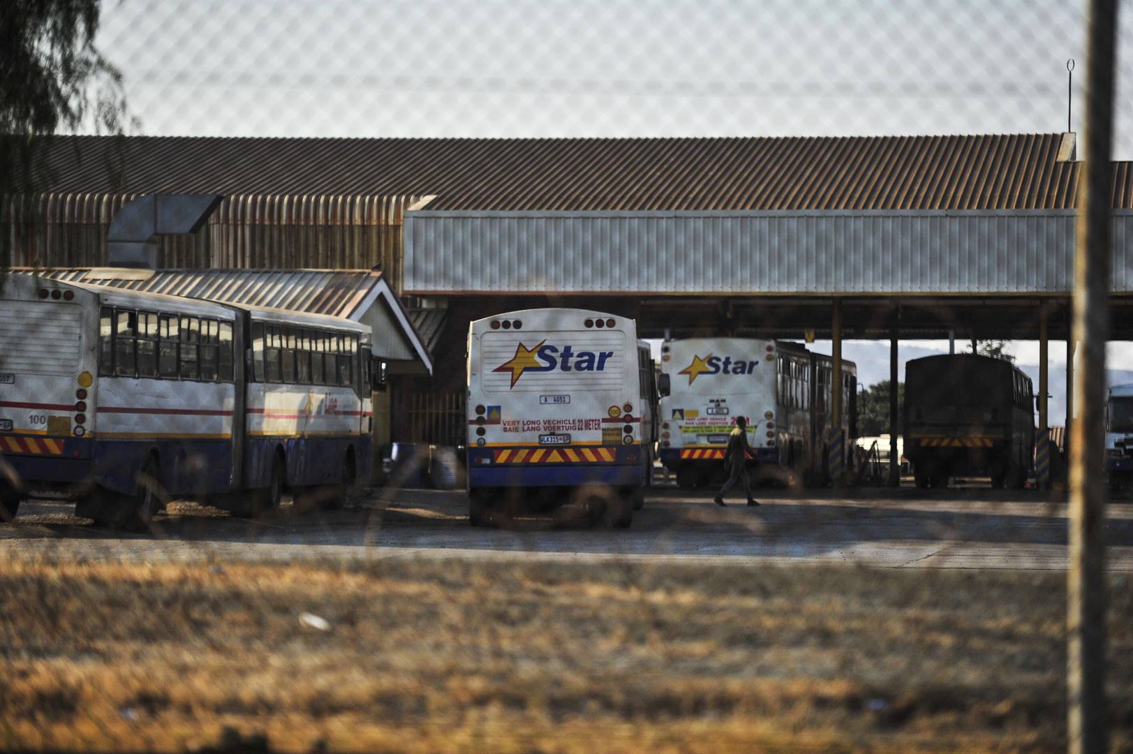 North West Transport Investment buses at the depot in Samcor Park, Pretoria. Picture: Rosetta Msimango/City Press