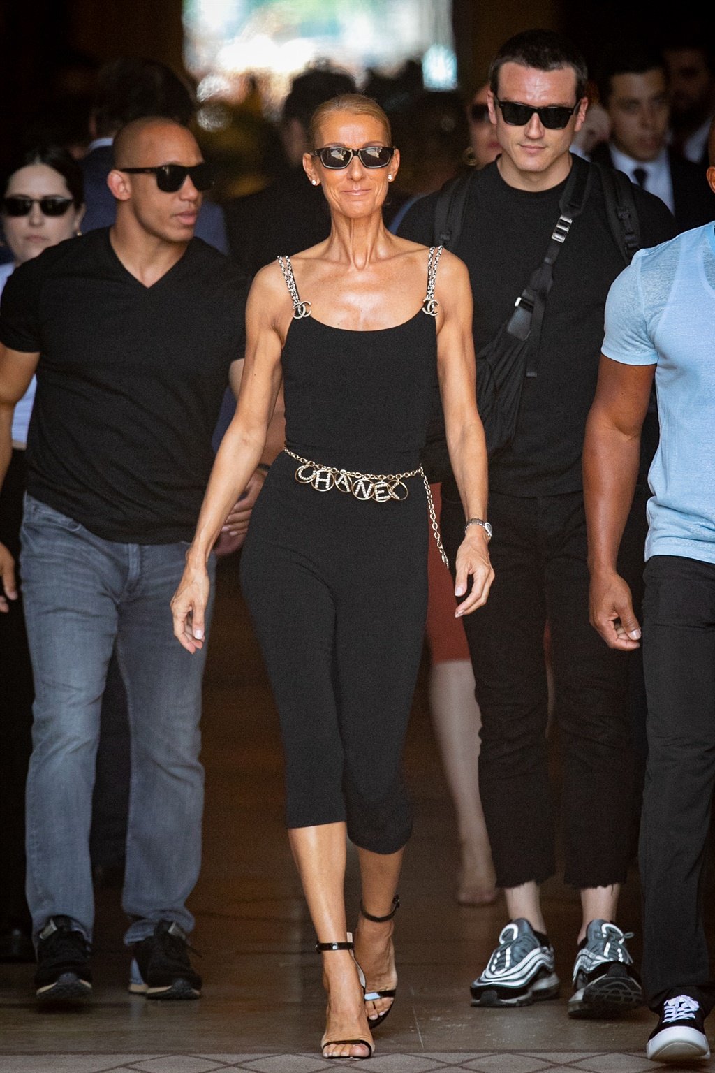 PARIS, FRANCE - JUNE 27: Singer Celine Dion is se