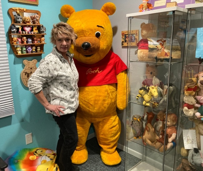 Huge winnie the on sale pooh stuffed animal