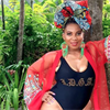 Penny Lebyane is serving holiday looks in Bali