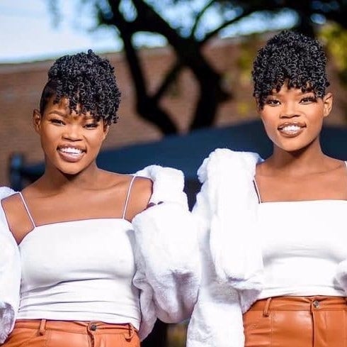 Q Twins who scooped two awards at the Basadi in Music Awards.