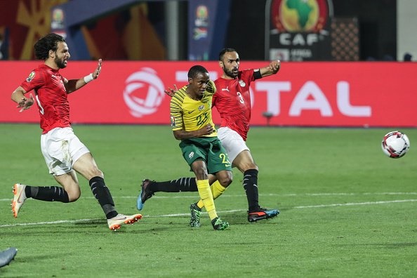 - <strong>Thembinkosi Lorch</strong> has scored his first goal for <strong>South Africa</strong> during his first game in the <strong>Africa Cup of Nations</strong>.