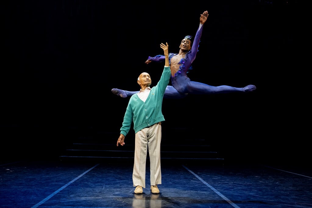 Dr Johaar Mosaval is honoured with a special ballet, Dreaming Dance in District Six-The Johaar Mosaval Story at Opera House of the KunsteKaap Theatre Complex on March 01, 2023 in Cape Town, South Africa. 