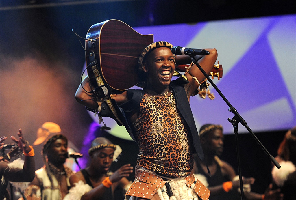 Maskandi star Mbuzeni Mkhize. Photo by Jabulani Langa